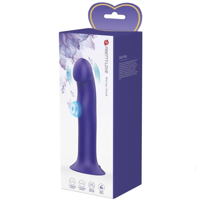 Gode Vibrant Murray Youth Violet Rechargeable - Pretty Love - PRETTY LOVE LED