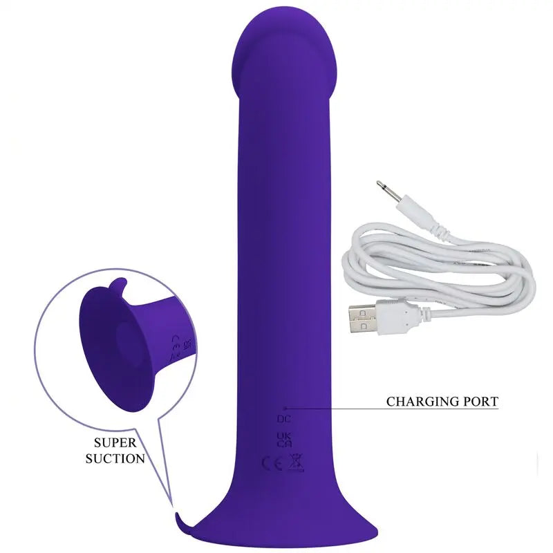 Gode Vibrant Murray Youth Violet Rechargeable - Pretty Love - PRETTY LOVE LED