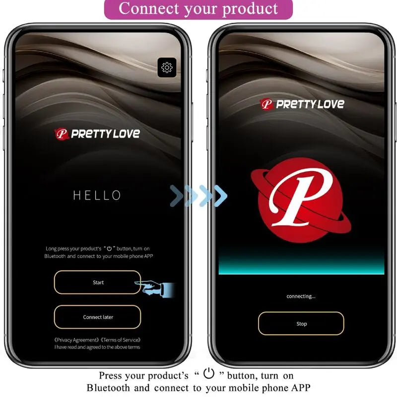 Pretty Love – Oeuf Vibrant Connecté à Distance – Rose