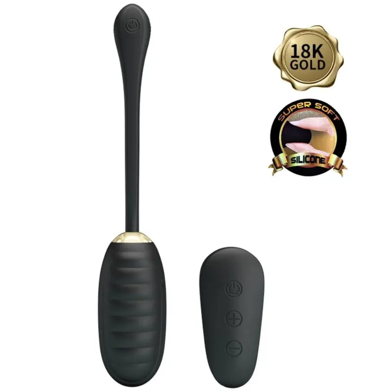 Pretty Love – Oeuf Vibrant de Luxe Rechargeable avec Télécommande – Or
