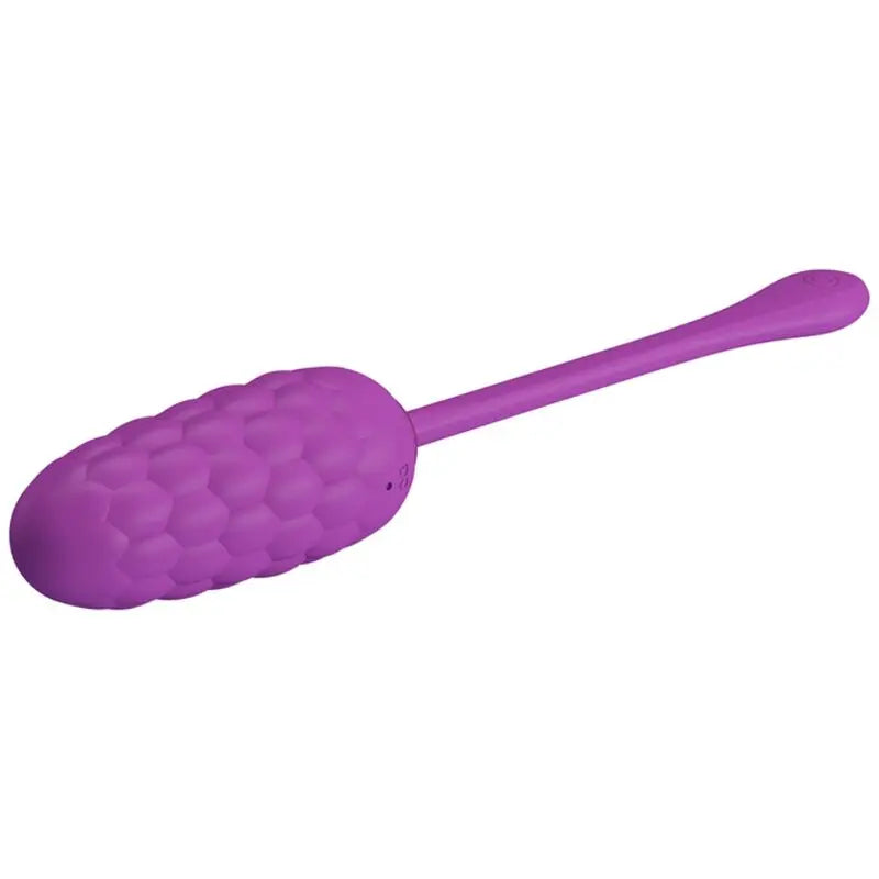 Pretty Love – Oeuf Vibrant Rembourré Silicone Rechargeable – Violet