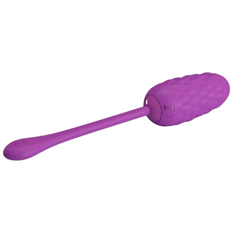 Pretty Love – Oeuf Vibrant Rembourré Silicone Rechargeable – Violet