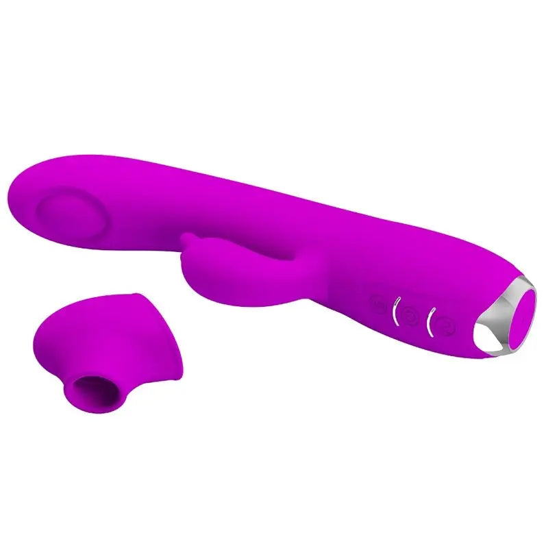 Pretty Love – Vibromasseur Rabbit à Ondes Pulsées Rechargeable Violet