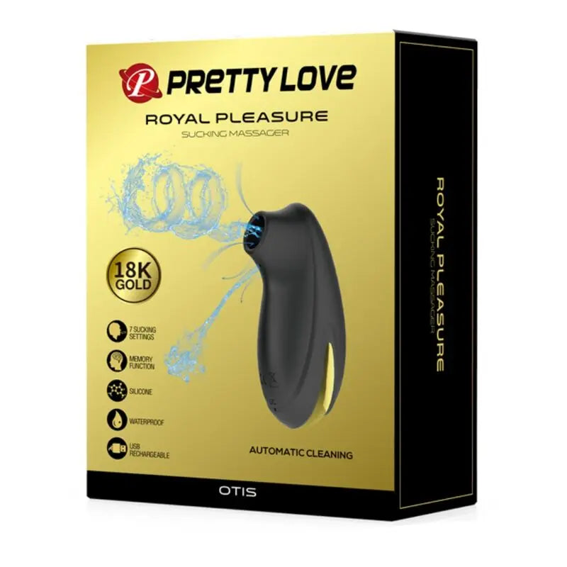 Stimulateur Clitoridien Pretty Love Aspiration Luxe Noir Pretty Love