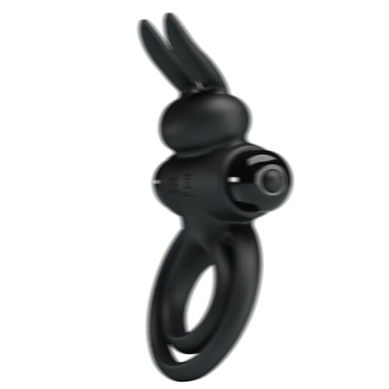 Anneau Pénien Vibrant Pretty Love Rabbit Vibrator III Noir