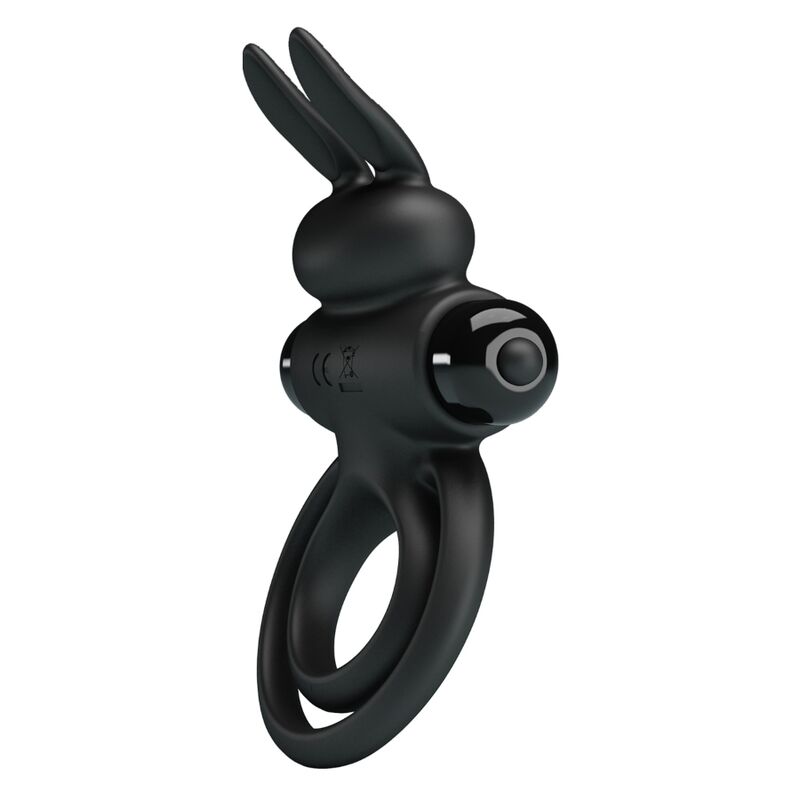 Anneau Pénien Vibrant Pretty Love Rabbit Vibrator III Noir