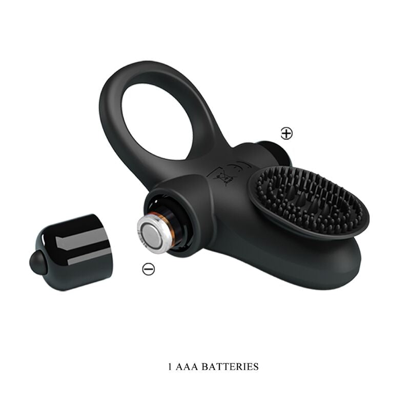 Anneau Pénien Vibrant Vibrator Ring II Noir - Pretty Love