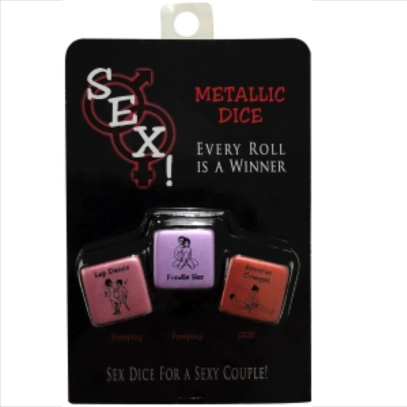 Dés Coquins Trio Métalliques pour Couple - Kheper Games