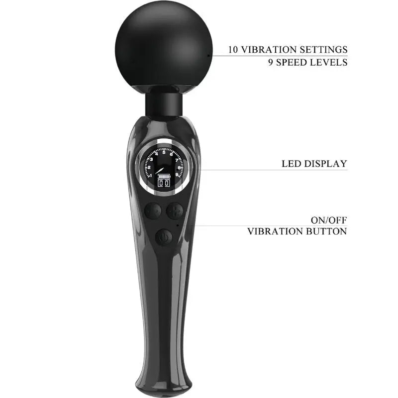 Baguette Vibrante Pretty Love Skyler Noire - Pretty Love - PRETTY LOVE LED