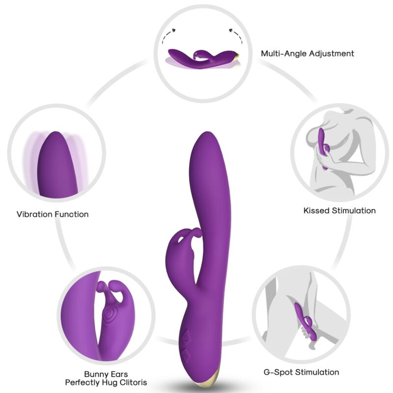 Vibrateur Lapin Bonnie Violet - Armony