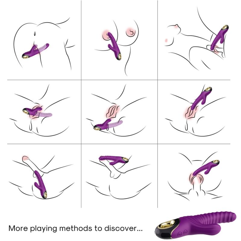 Vibromasseur Eternity Silicone Violet - Armony