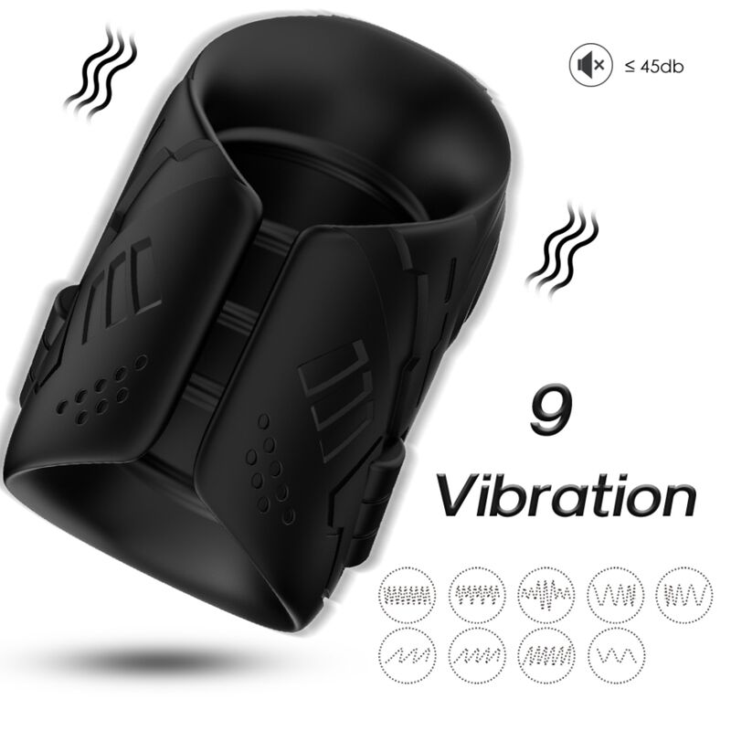 Anneau Vibrant Rechargeable Armony Noir - Armony