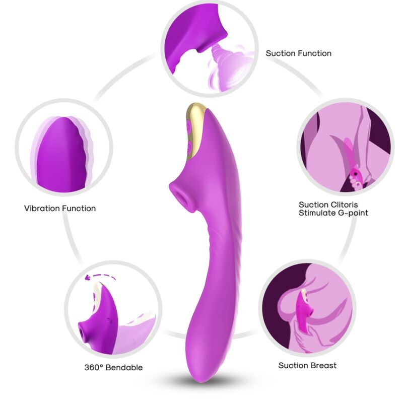 Stimulateur Clitoridien Dudu Violet Aspiration - Armony