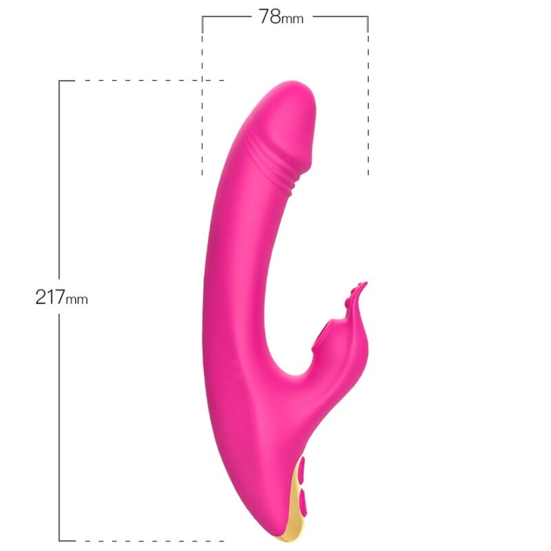 Stimulateur Ventouse Love Clitoris et Point G Fuchsia - Armony