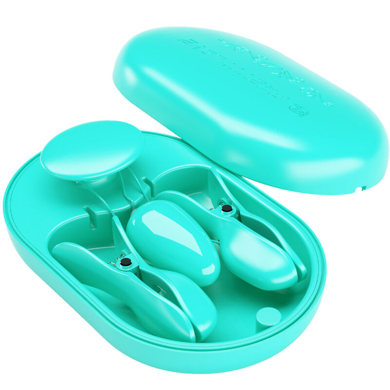 Pinces Tétons Électrostimulation Pretty Love Bleues - Pretty Love - PRETTY LOVE FLIRTATION