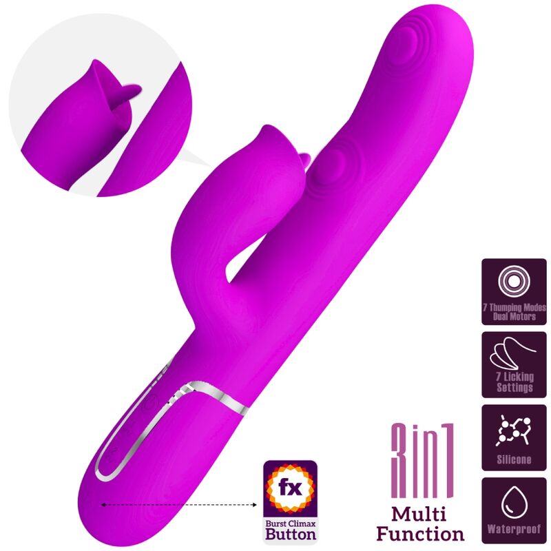 Pretty Love – Vibromasseur Rabbit Gigi Fuchsia