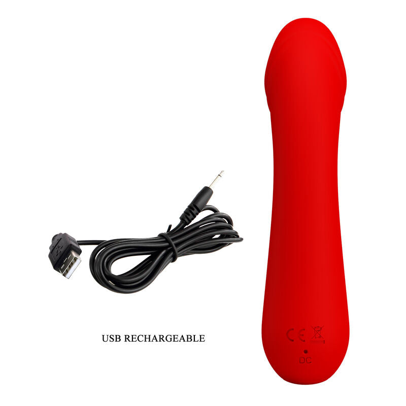 Vibromasseur Point G Cetus Rouge - Pretty Love - PRETTY LOVE SMART