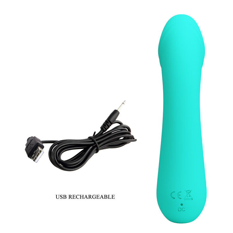 Vibrateur Point G Cetus Vert Aqua - Pretty Love - PRETTY LOVE SMART