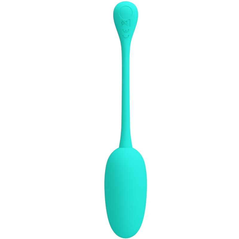 Pretty Love – Oeuf vibrant Rechargeable en silicone – Turquoise