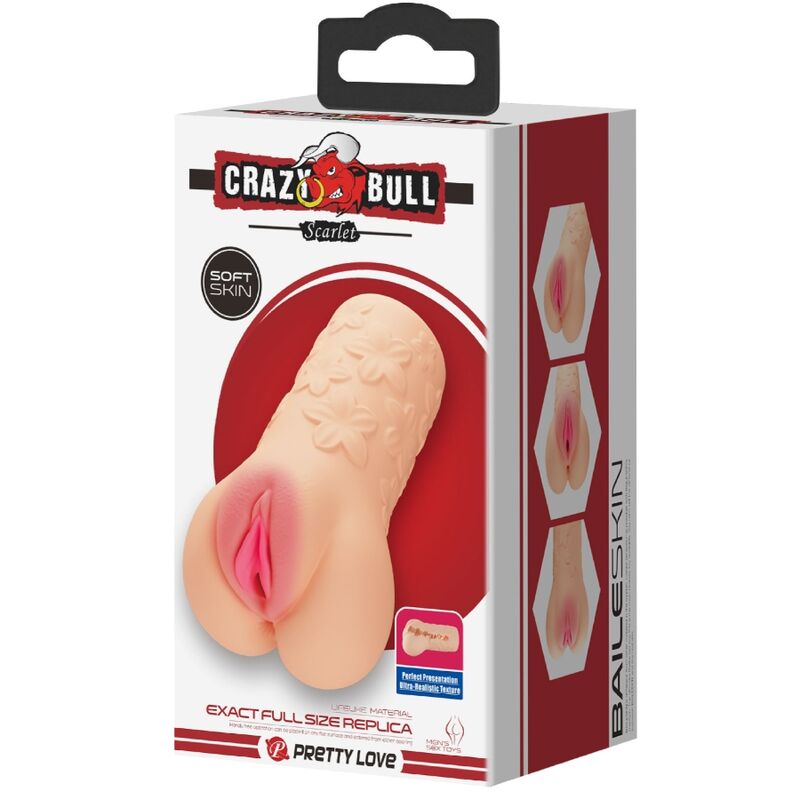 Masturbateur Écarlate Vagin Réaliste Chair - Crazy Bull