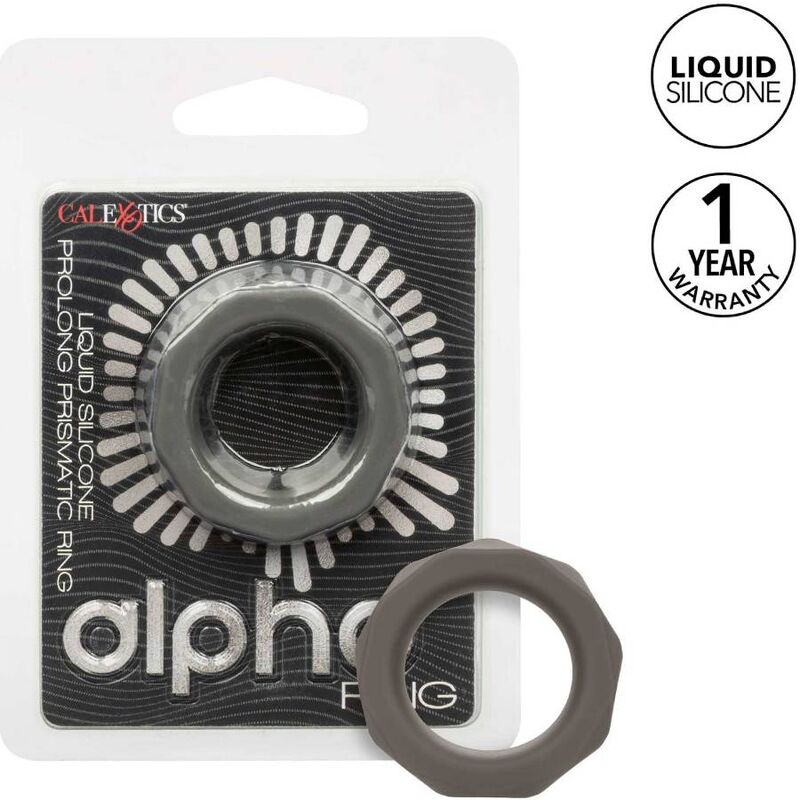 Anneau Pénien Alpha Prismatique Prolong Gris - CalExotics