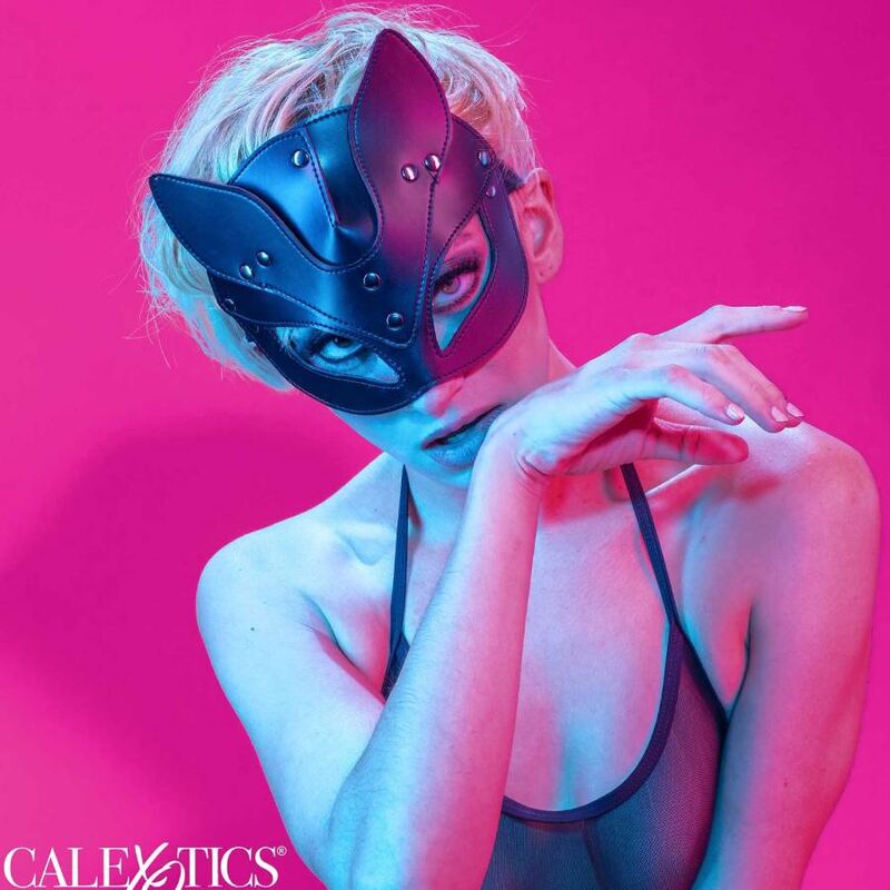 Masque Chat Euphoria Cuir Végétalien - CalExotics