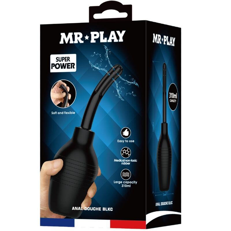 Poire à lavement MR Play Black Super Power noire - Pretty Love - MR PLAY