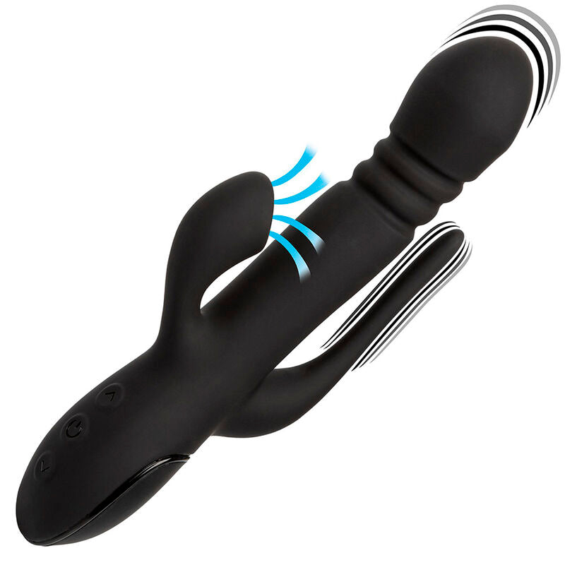 Vibrateur Triple Action Euphoria Noir - CalExotics