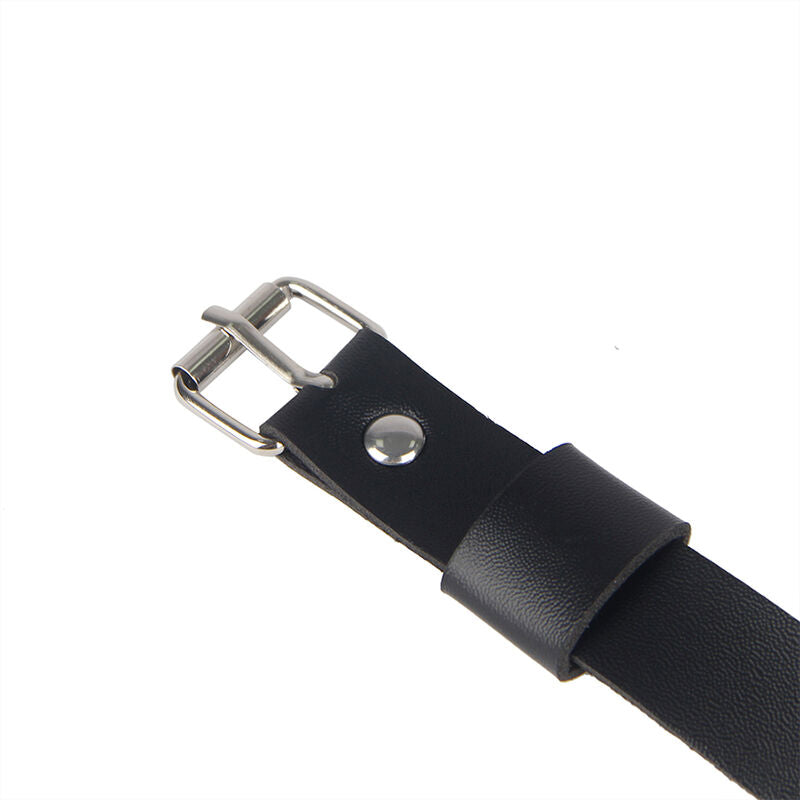 Harnais de Jambe Chaîne Cuir Noir Taille Unique - Subblime - SUBBLIME FETISH