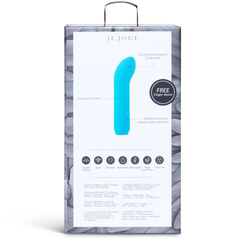 Vibromasseur Bullet Point G Courbe Bleu - Je Joue - Je Joue