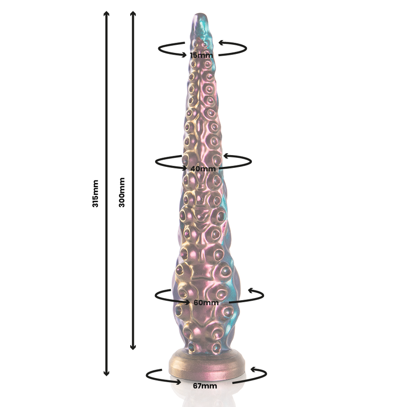 Gode ventouse tentacule grande taille Charybde - Epic