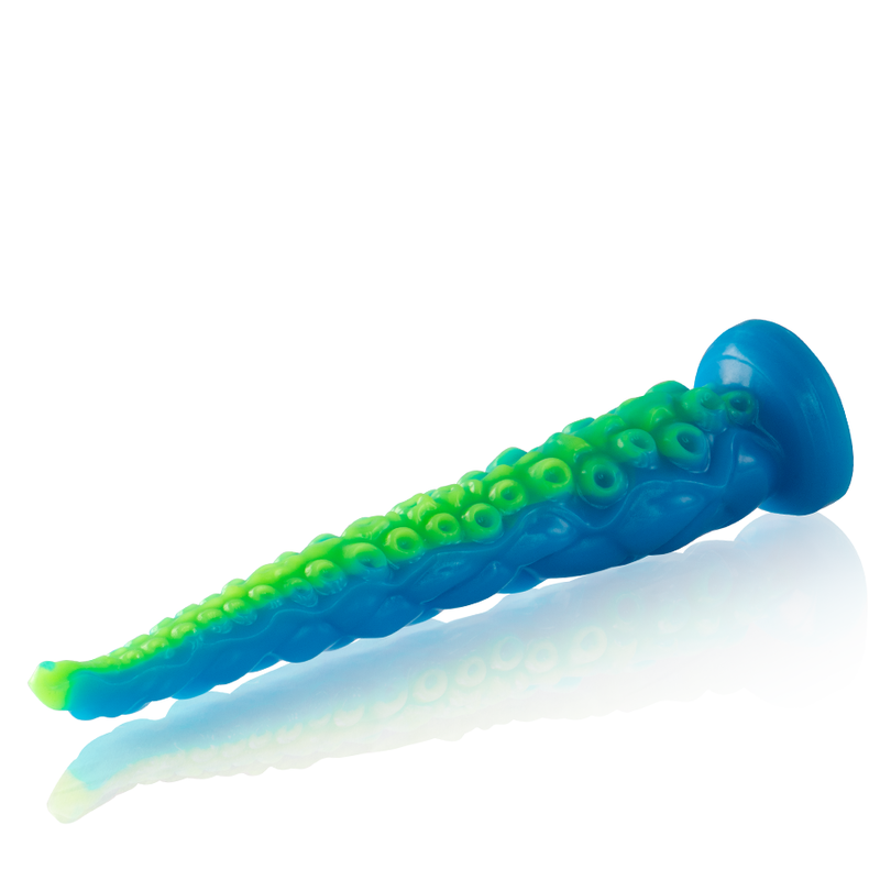 Gode ventouse tentacule grande taille Scylla - Phosphorescent - Epic