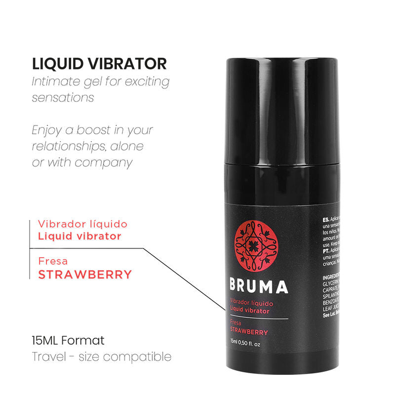 Gel Vibrant Bruma Ultra Glissant Fraise 15ml - Bruma