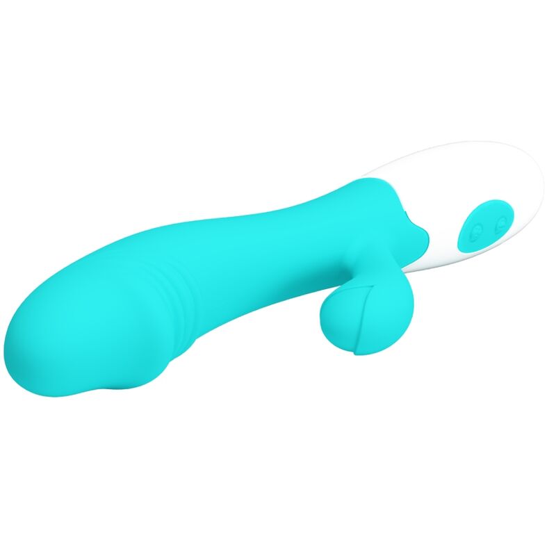 Vibrateur Rabbit Snappy G-Spot Vert Aqua - Pretty Love - PRETTY LOVE FLIRTATION