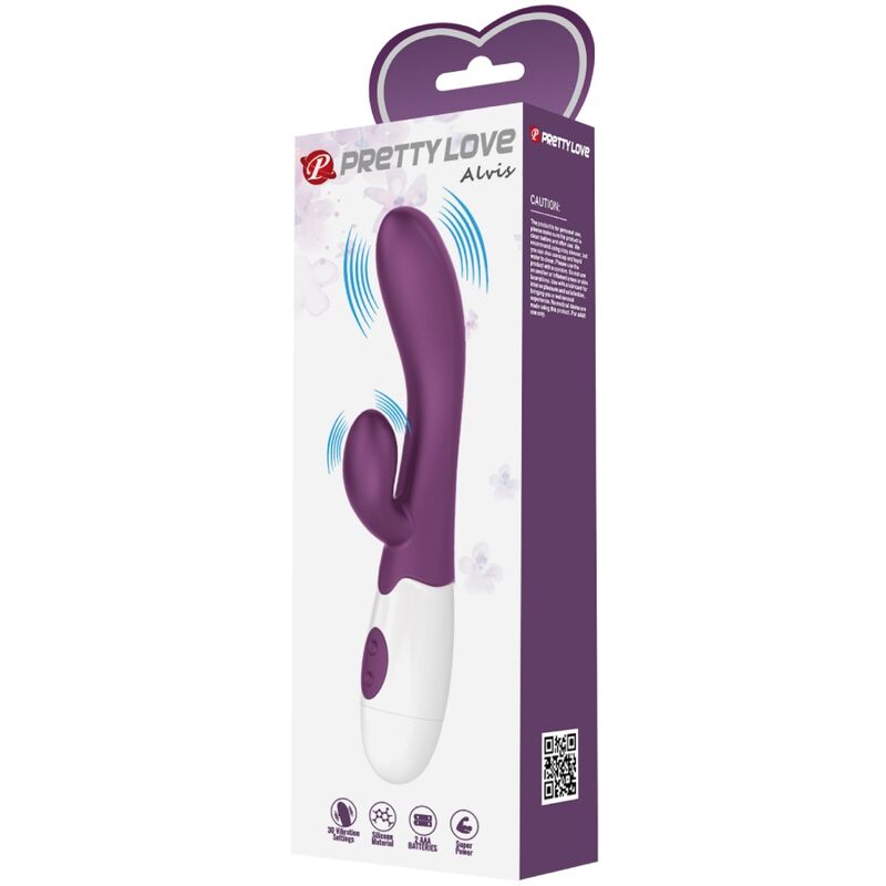 Vibromasseur Rabbit Alvis Violet - Pretty Love