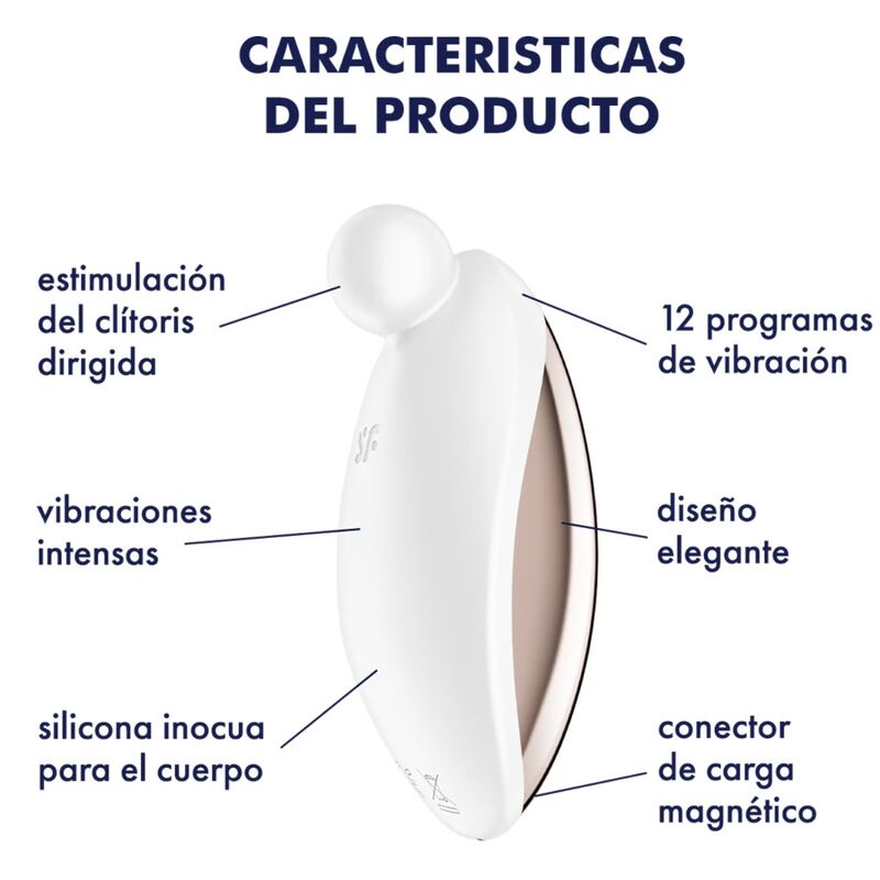 Vibromasseur Clitoridien Spot On 2 Blanc - Satisfyer