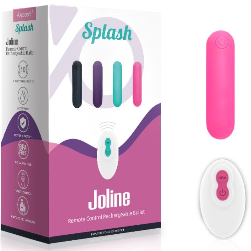 Bullet Vibrant Splash Joline Rose Télécommandé - Armony - Armony