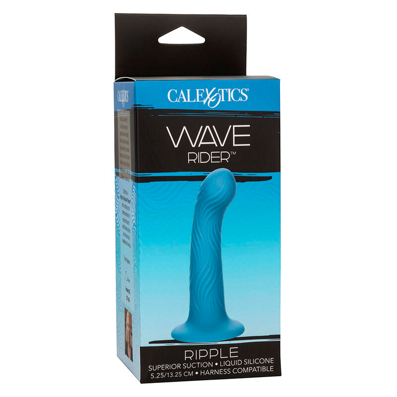 Plug Anal Wave Rider Ripple Bleu - Calexotics