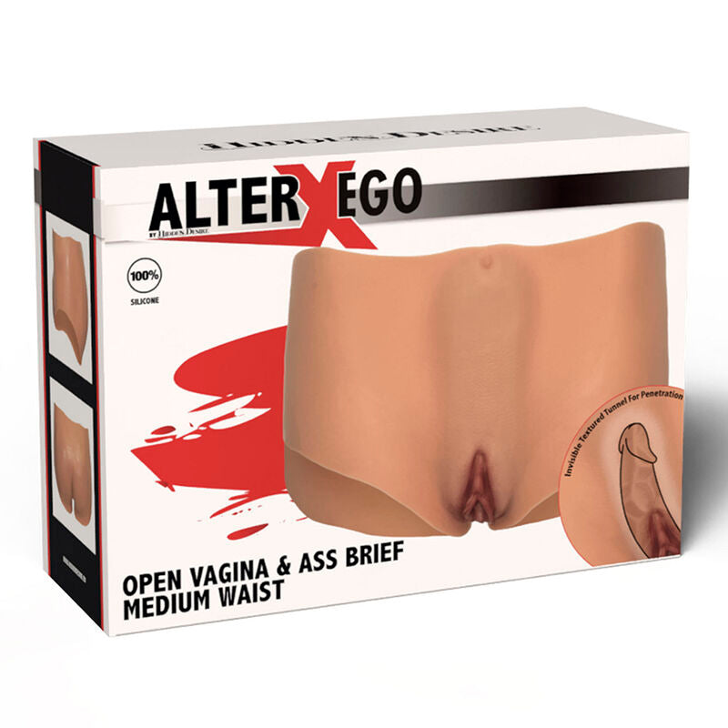 Slip Transformateur Alter Ego Vagin et Anus Ouverts Chair - Hidden Desire - HIDDEN DESIRE