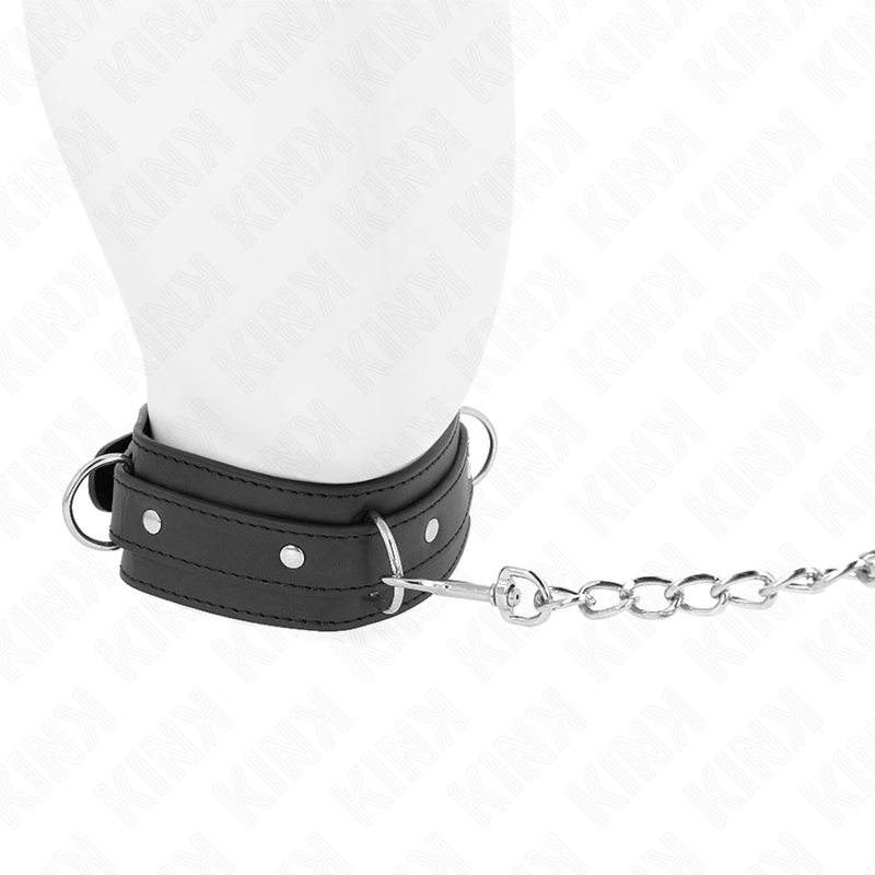 Collier BDSM avec Laisse 65cm Réglable Modèle 1 - KINK - KINK COLLAR & GAG