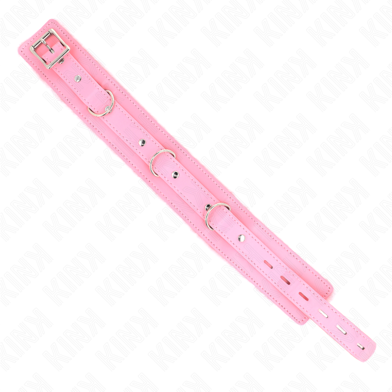 Collier avec Laisse KINK Rose 65cm Restrictions BDSM - Kink - KINK COLLAR & GAG