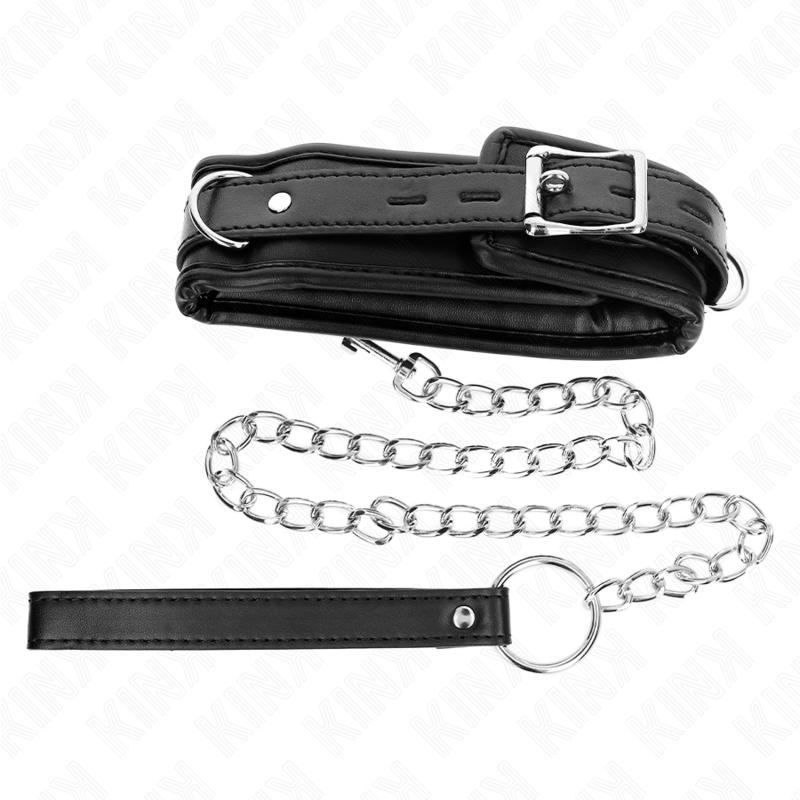Collier BDSM Kink avec Ceinture 65cm Réglable 36,5-50cm - KINK COLLAR & GAG
