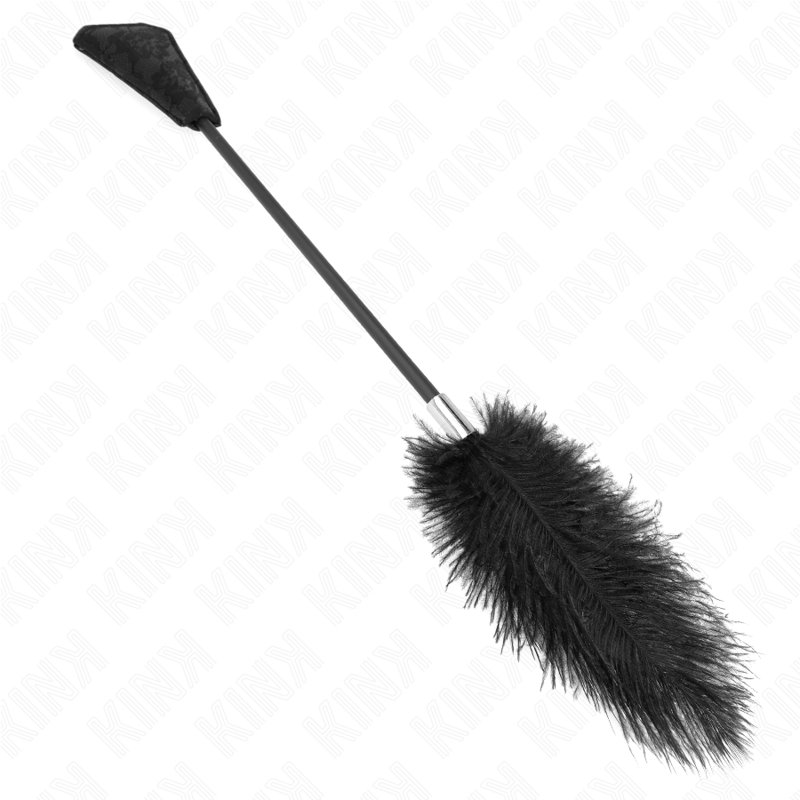 Plumeau Érotique Plumes d'Autruche Palette Dentelle 56cm - KINK - KINK IMPACT & TOUCH
