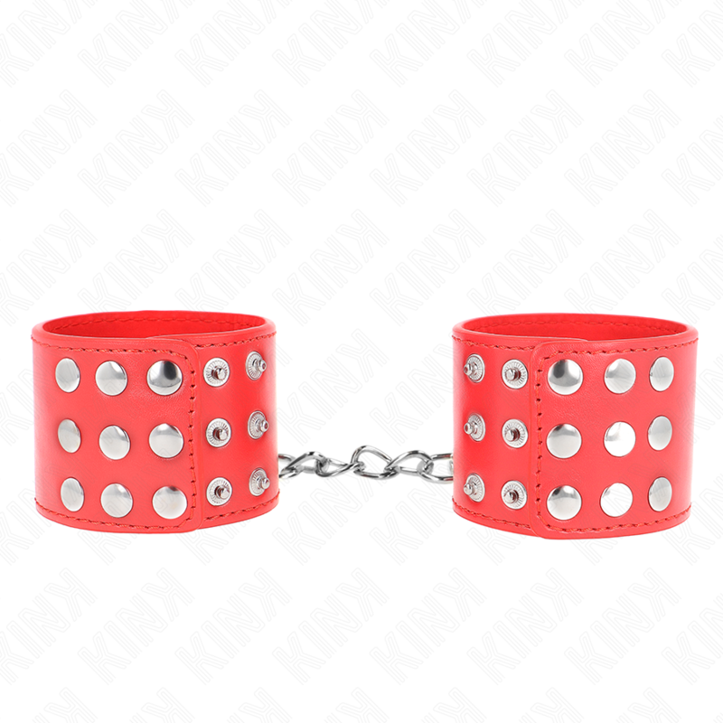 Menottes Poignets KINK Réglables Rouge 19-24cm - KINK - KINK WRIST RESTRAINT