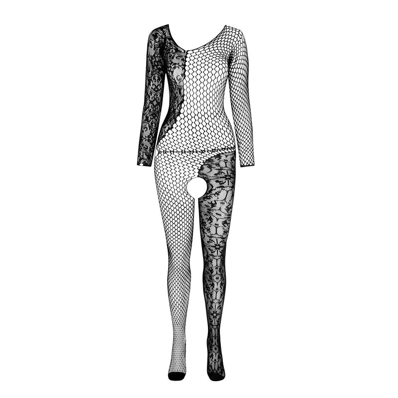 Bodystocking Mesh Passion BS 107 Blanc Taille Unique - Passion