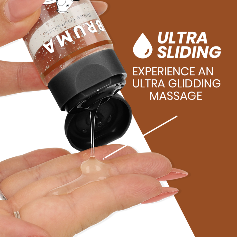 Huile Massage Chauffante Premium Cupcake 3en1 100ml - Bruma