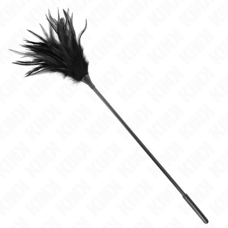 Plumeau Sensuel Plusieurs Plumes Noires 45 cm - Kink - KINK IMPACT & TOUCH