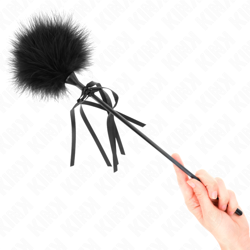 Plume chatouilleuse avec nœud 35 cm - Kink - KINK IMPACT & TOUCH
