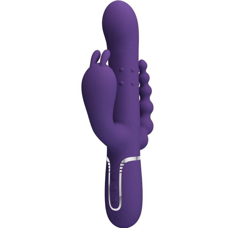 Vibromasseur Triple Stimulation Cammy Violet - Pretty Love