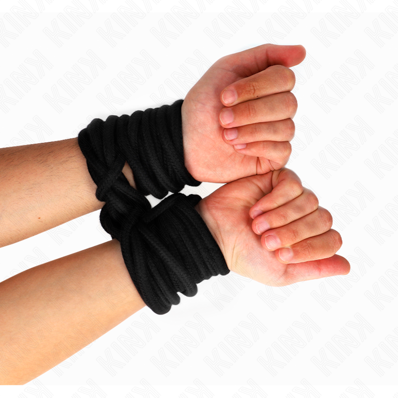 Kink - Corde Bondage en Coton 5m - Noir